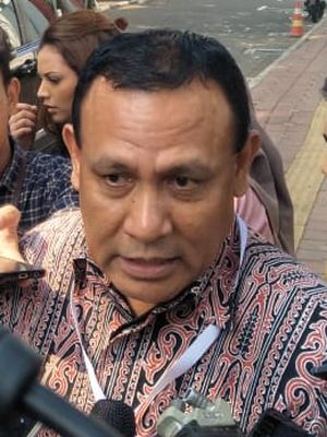 Calon Pimpinan Komisi Pemberantasan Korupsi (KPK) Firli Bahuri, di Gedung Kementerian Sekretariat Negara, Jakarta Pusat, Selasa (27/8/2019).  