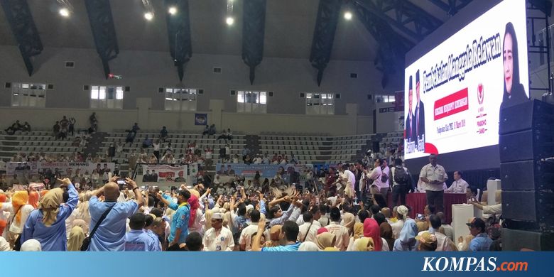 Prabowo Hadiri Pembekalan Relawan di Padepokan Pencak Silat TMII