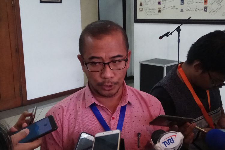 Komisioner KPU RI Hasyim Asyari ketika ditemui di kantornya, Jalan Imam Bonjol 29, Jakarta Pusat, Kamis (12/10/2017). 