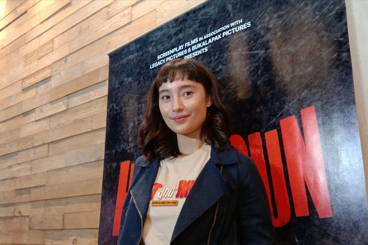 Tatjana Saphira menghadiri jumpa pers film Hit N Run di CGV fX Sudirman, Jakarta Pusat, Kamis (17/1/2019).