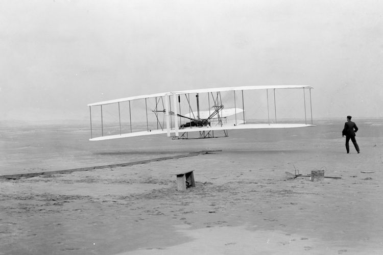 Percobaan pesawat Wright Bersaudara