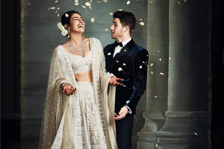 Busana resepsi pernikahan Priyanka Chopra dan Nick Jonas