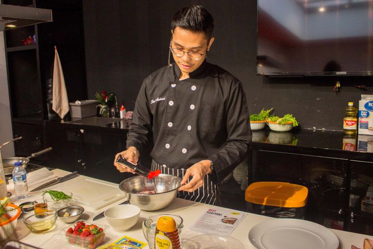 Muhammad Reza Mahani seorang Healthy Cook Chef di dalam acara Bincang Shopee