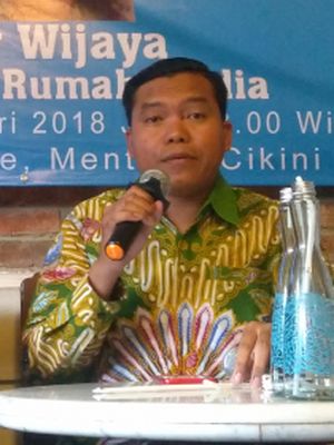 Pengamat politik dari UIN Syarif Hidayatullah Jakarta Pangi Chaniago dalam sebuah diskusi di Jakarta, Selasa (2/1/2018).