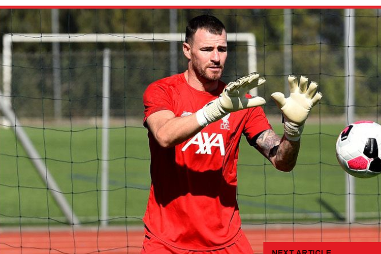 Andy Lonergan, kiper cadangan Liverpool.