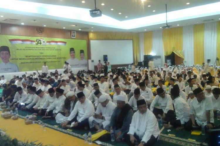 Sejumlah elite Partai Golkar berkumpul di Kantor DPP Partai Golkar di Slipi, Jakarta Barat, Kamis (18/10/2018).