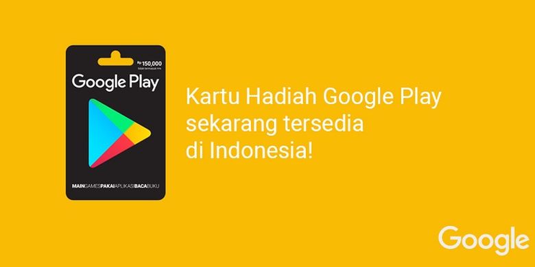 Google Play Gift Card Sudah Bisa Dibeli Di Indomaret