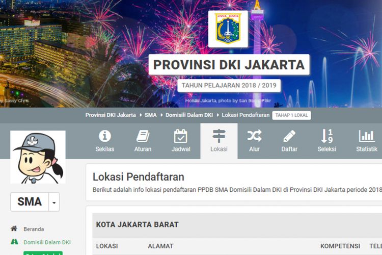 PPDB SMA DKI Jakarta 2018