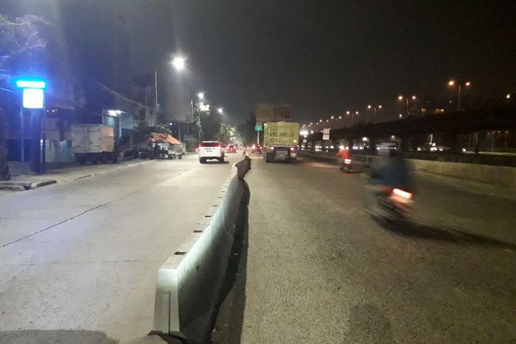 Kondisi lalu lintas di Jalan RE Martadinata terpantau ramai lancar, Kamis (2/8/2018).