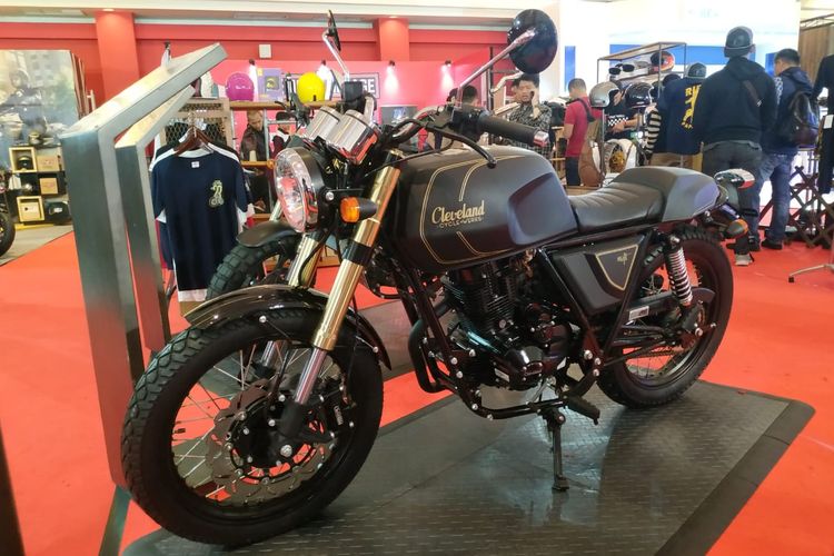 Jajaran motor cafe racer di Telkomsel IIMS 2019