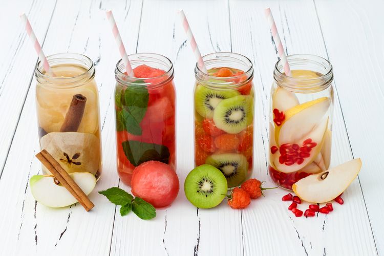 Ilustrasi Minuman buah-buahan