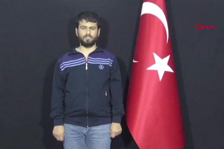 Sebuah foto yang diambil dari tangkapan layar sebuah video yang dirilis pada Rabu (12/9/2018) menampilkan Yusuf Nazik, warga Turki yang diyakini menjadi dalang serangan bom di kota Reyhanli, wilayah selatan Turki, pada 2013.