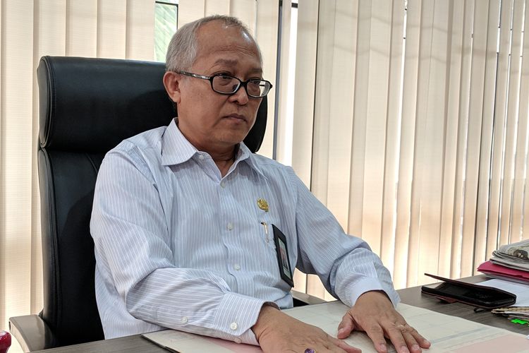 Direktur Utama Rumah Sakit Jiwa Dr Soeharto Heerdjan, Laurentius Panggabean di kantornya Senin (16/4/2019)