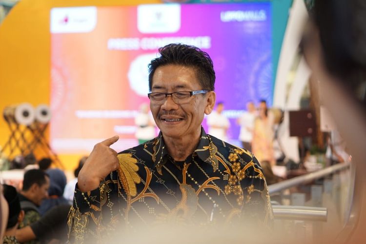 Nuryanto, Komisioner Baznas dari Kementerian Dalam Negeri yang hadir dalam konferensi pers program Colorful Ramadhan, Lippo Malls, di Plaza Semanggi, Jakarta, Selasa (30/4/2019). 