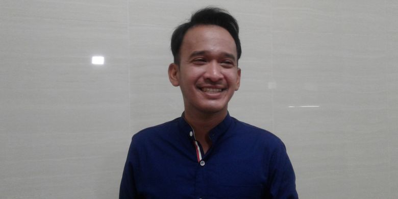 Ruben Onsu diabadikan di kawasan Kebon Jeruk, Jakarta Barat, Rabu (22/3/2017)