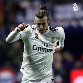 Penyerang Real Madrid, Gareth Bale.