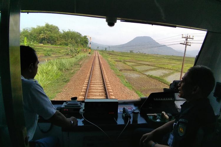 Menjelang Natal-Tahun Baru, PT KAI cek kesiapan jalur, Rabu (12/12/2018).