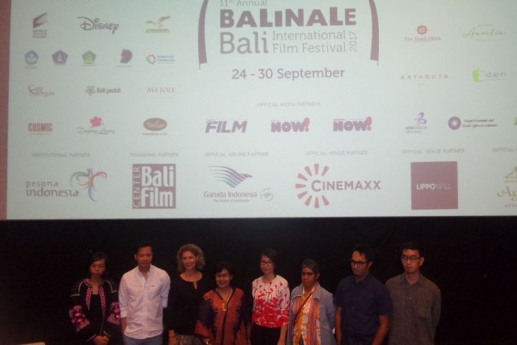 Konferensi pers Balinale 2017 di Cinemaxx, Plaza Semanggi Jakarta Selatan, Kamis (7/9/2017).