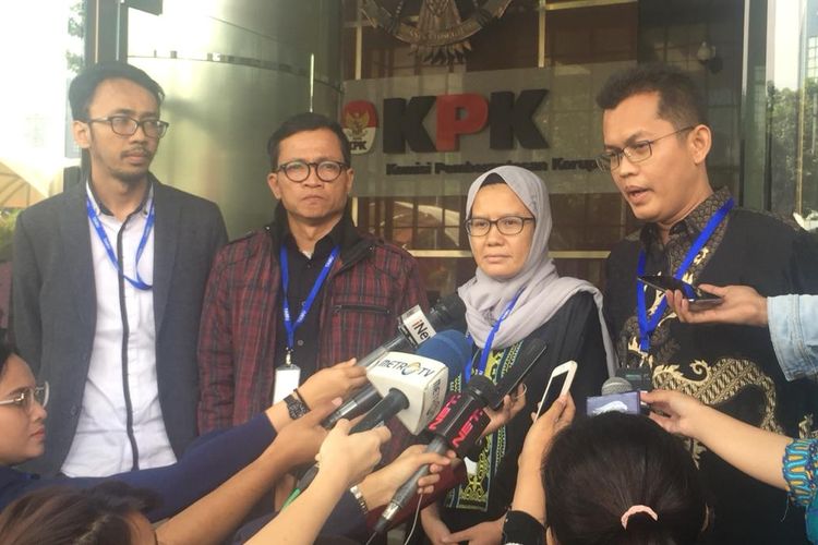 Tim kuasa hukum penyidik KPK, Novel Baswedan, mendatangi Gedung KPK, Jakarta Selatan, Kamis (20/6/2019). 