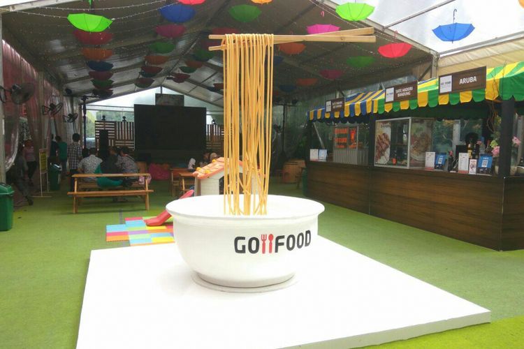 Go-Food Festival di Pasaraya Blok M.