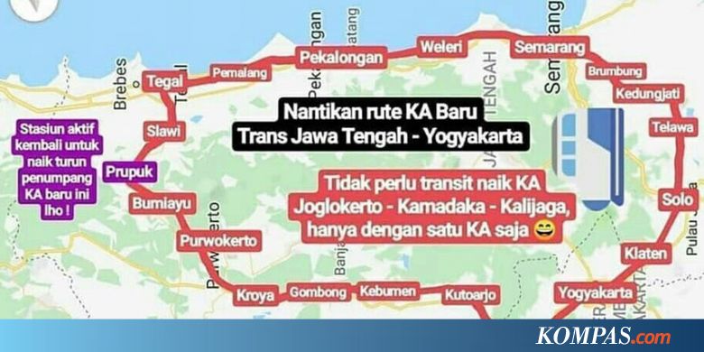 Per 1 Desember, Kereta Joglosemarkerto Hubungkan Yogyakarta, Solo, Semarang, Purwokerto - KOMPAS.com
