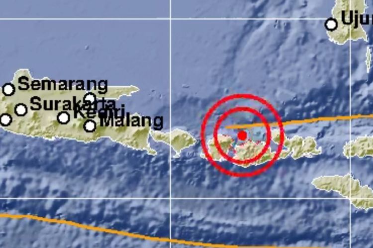 Sejumlah gempa bermagnitudo di atas 5 mengguncang Lombok, NTB, Minggu (19/8/2018).
