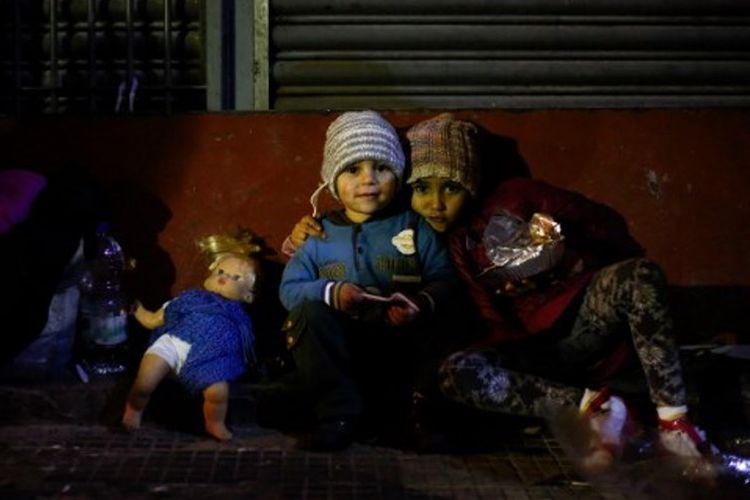 Potret kemiskinan yang dialami masyarakat termasuk anak-anak di Sao Paolo, Brasil.