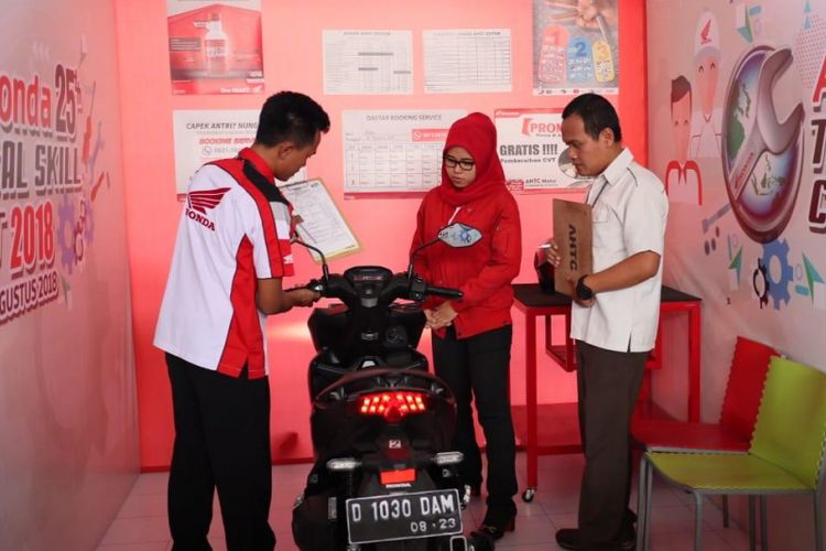 Kontes Mekanik Honda di Bandung