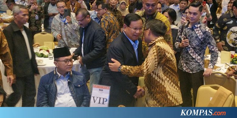 Prabowo-Sandiaga Hadiri Rapat Konsolidasi Juru Kampanye Nasional
