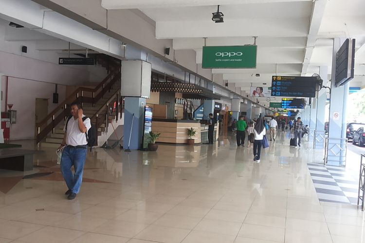 Situasi di Bandara Halim Perdanakusuma, Jakarta Timur pada Selasa (31/10/2017) pagi