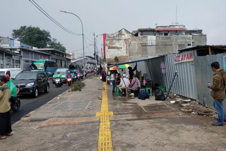 Calon lokasi sentra kuliner malam Jatinegara, Jakarta Timur, Selasa (20/3/2018)