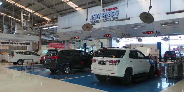 Toyota Astra Motor Workshop Sunter, Jakarta Utara.