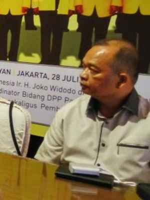 Ketua Bidang Kajian Ideologi dan Kebijakan Publik Dewan Pimpinan Pusat Partai Golkar Happy Bone Zulkarnain 