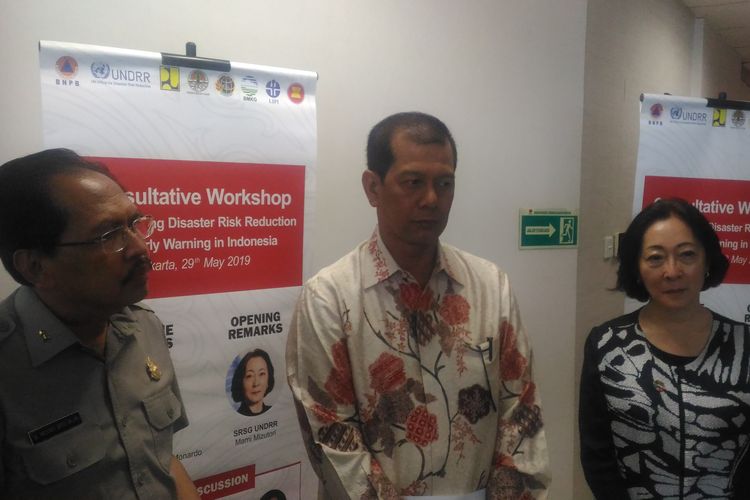 Kepala BNPB Doni Monardo di kantor BNPB, Jakarta Timur, Rabu (29/5/2019). 