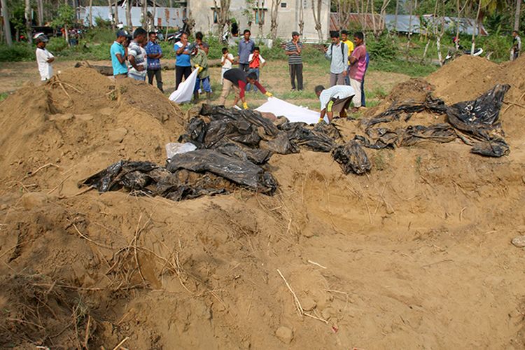 Foto Lahannya Akan Digunakan Si Pemilik Kuburan Massal Korban