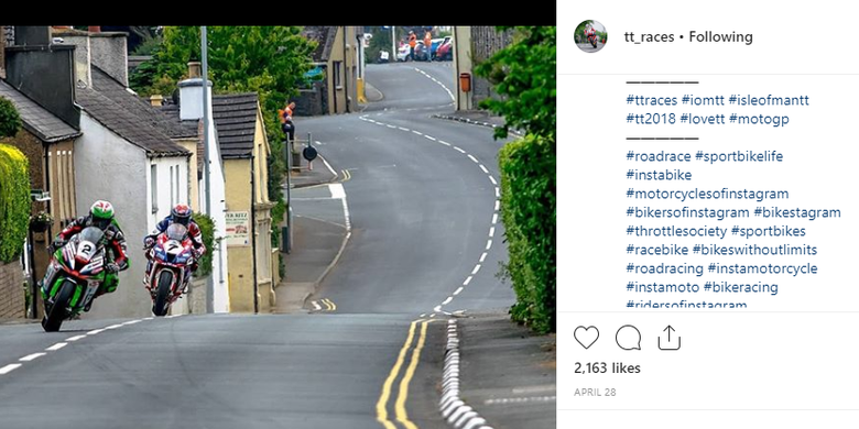 Ajang balap Isle of Man TT (Tourist Trophy) 2019