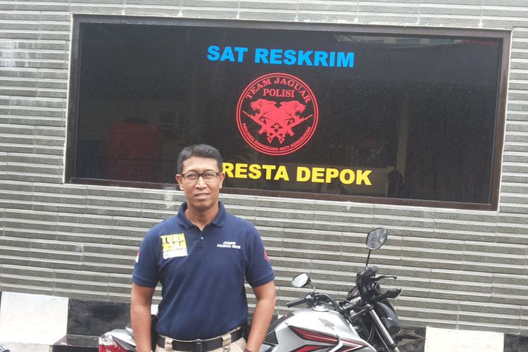 Kepala Team Jaguar Inspektur Satu Winam Agus saat ditemui di Mapolresta Depok, Senin (29/5/2017).