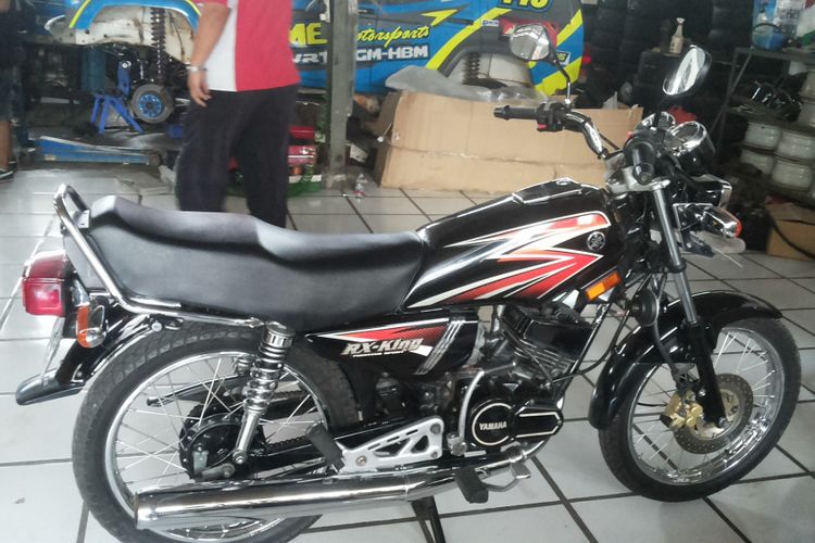 Salah satu Yamaha RX King. RX King merupakan salah satu motor lawas yang banyak digemari dan belakangan banyak diburu penggemarnya.