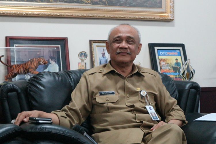 Direktur Jenderal Bina Pemerintah Desa, Kementerian Dalam Negeri, Nata Irawan ketika ditemui di kantornya, Jakarta, Senin (12/2/2018).