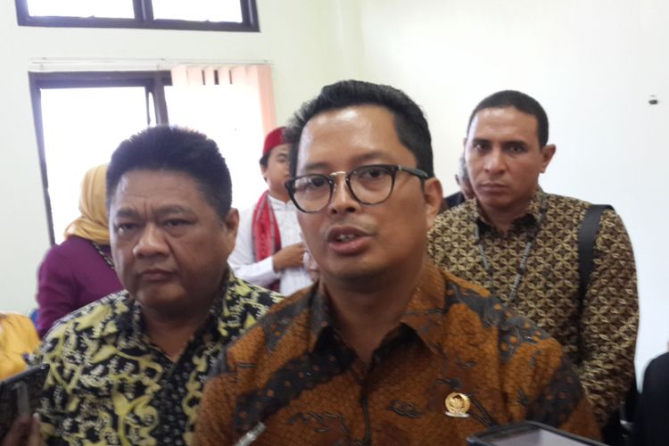Wakil Ketua Dewan Pakar Partai Golkar yang juga Wakil Ketua MPR RI, Mahyudin saat ditemui di Kota Batu, Jawa Timur, Selasa (28/8/2018)