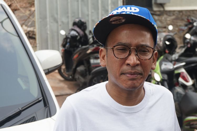 Presenter Ruben Onsu saat ditemui di kawasan Mampang, Jakarta Selatan, Senin (1/10/2018).