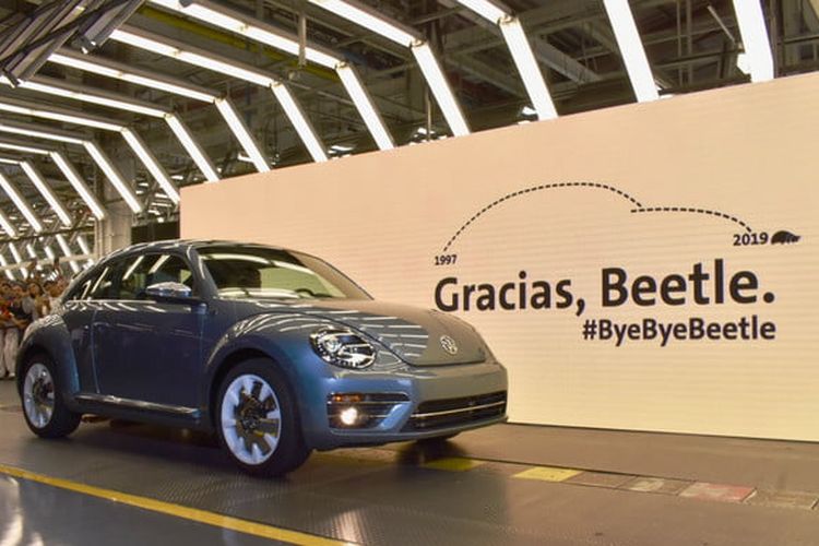 Edisi produksi terakhir dari VW Beetle