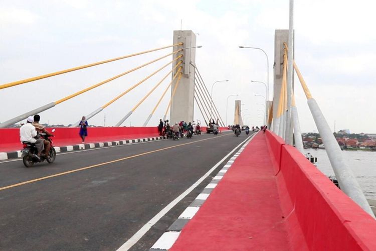 Jembatan Musi IV di Kota Palembang.