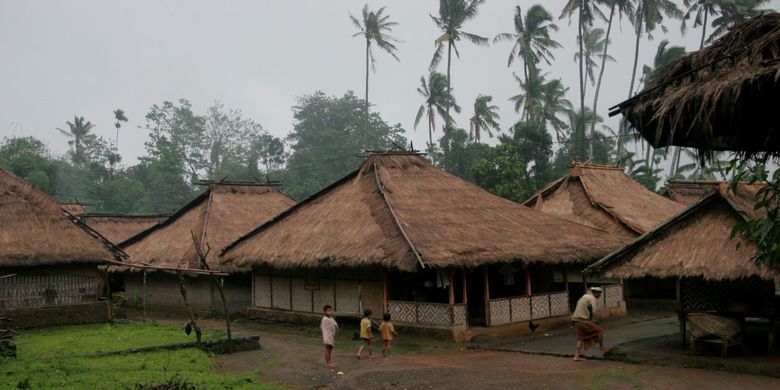 Suasana pagi di Dusun Senaru, Lombok Barat, Nusa Tenggara Barat (NTB)

