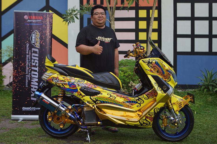 Suhang Wong pemilik Yamaha NMax pemenang di Banjarmasin