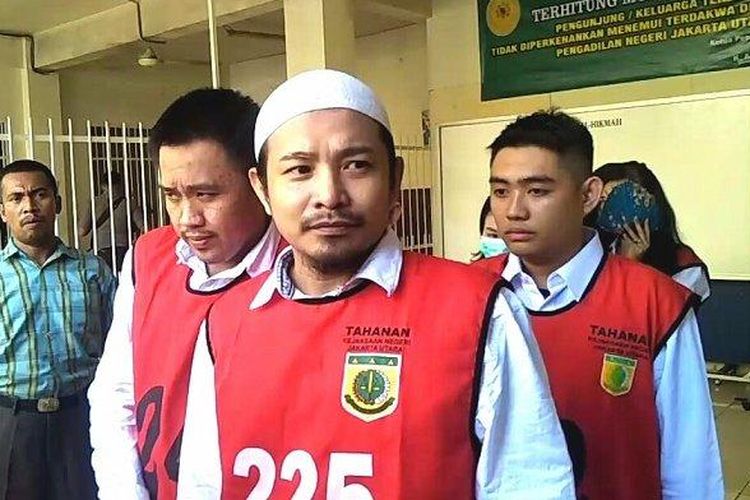 Zul Zivilia saat menjalani sidang kasus narkoba yang menjeratnya di Pengadilan Negeri Jakarta Pusat, Senin (2/9/2019).