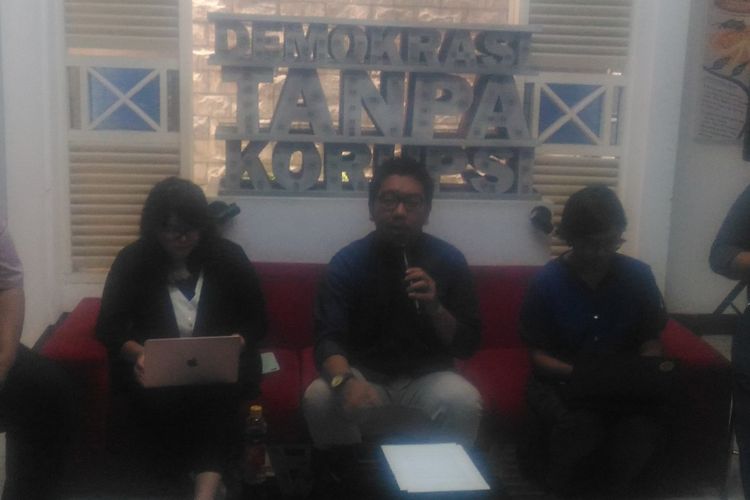 Koalisi Kawal Capim KPK menggelar konferensi pers di kantor ICW, Jakarta Selatan, Selasa (6/8/2019). 