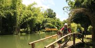 Boon Pring, Serunya Wisata Alam Bernuansa Bambu