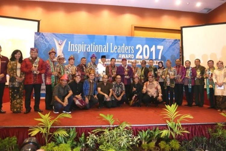 Acara Inspirational Leaders Award 2017 digelar di Hotel Aryaduta, Palembang, Selasa (29/8/2017). 
