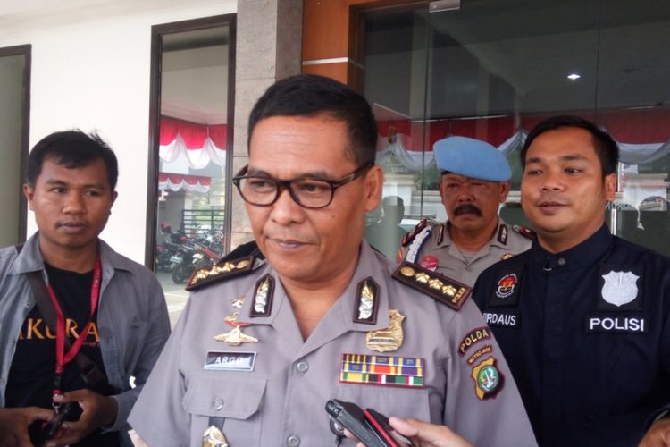 Kabid Humas Polda Metro Jaya Komisaris Besar Raden Prabowo Argo Yuwono saat ditemui di Mapolresta Depok, Senin (7/8/2017).